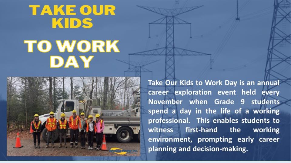 Take Our Kids to Work Day 2025